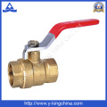 Venus Brass Ball Valve with Steel Handle for Plumbing Tools (YD-1008)